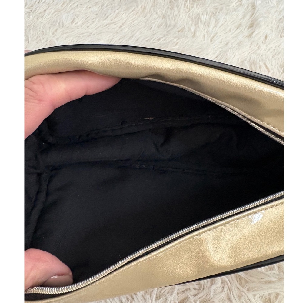 YSL Beaute Makeup‎ Bag Cosmetic Pouch Gold Travel Accessory - Picture 7 of 7